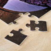 Coole Steinbrücke Spiegelungen Sonnenuntergang Puz Puzzle (Seite)