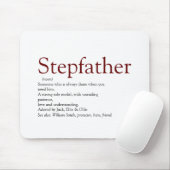 Coole Stepfather, Stepdad Definition Spaß graue Ma Mousepad (Mit Mouse)