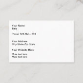 Coole Stick Shift Automotive Visitenkarte (Rückseite)