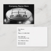 Coole Stick Shift Automotive Visitenkarte (Vorne/Hinten)