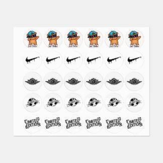 Coole Stickers. Etiketten