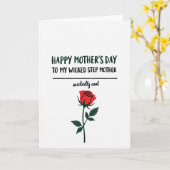 Coole Stiefmutter Tag Karte (Gelbe Blume)