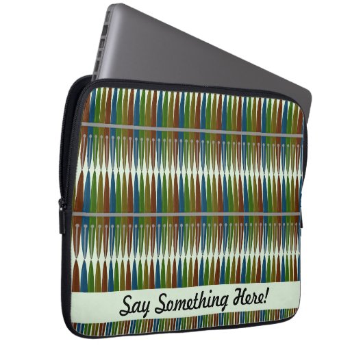 Coole Stifte Design Kunst Laptopschutzhülle (Vorne Rechts)