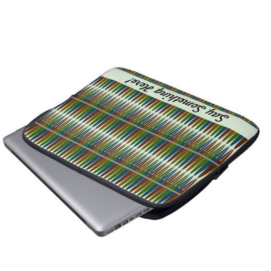 Coole Stifte Design Kunst Laptopschutzhülle (Vorne Knopf)