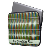 Coole Stifte Design Kunst Laptopschutzhülle (Vorderseite Links)