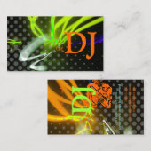 Coole/stilistische Neonlichter/Leuchtstofffarben Visitenkarte (Vorne/Hinten)