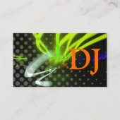 Coole/stilistische Neonlichter/Leuchtstofffarben Visitenkarte (Vorderseite)