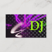 Coole/stilistische Neonlichter/Leuchtstofffarben Visitenkarte (Vorderseite)