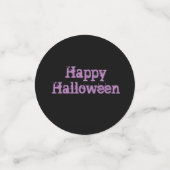 Coole stilvolle Halloween Konfetti (Klein Vorderseite)