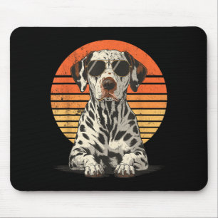 Coole stolze Dalmatiner Männer Frauen Vintage Hund Mousepad