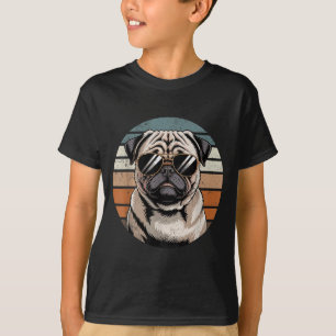Coole stolze Pug-Männer Frauen Vintage-Hundebesitz T-Shirt