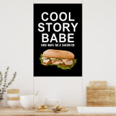 coole Story Belt Poster (Küche)