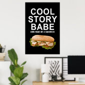coole Story Belt Poster (Heimbüro)