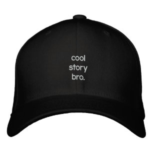 coole Story bro. Bestickte Kappe