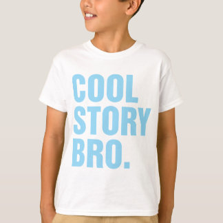 coole Story Bronze blau T-Shirt