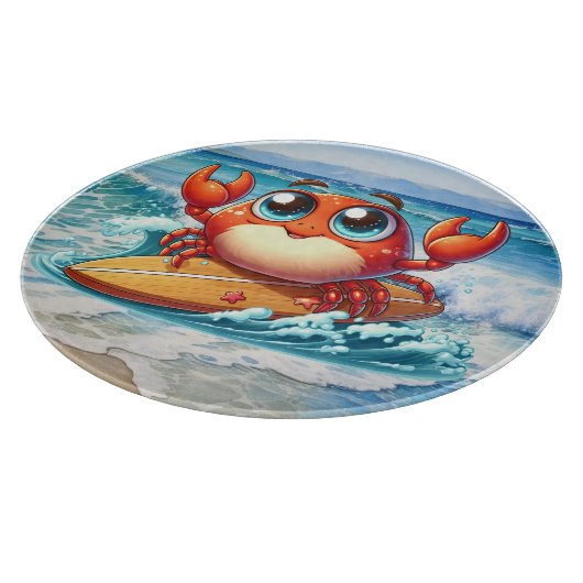 Coole Strandliebhaber Schneidebrett (Ecke)