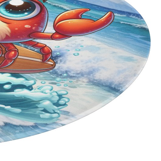 Coole Strandliebhaber Schneidebrett (Ecke)