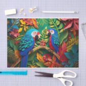 coole Strandliebhaber von Parrot Seidenpapier (Handwerk)