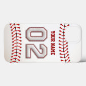 Coole Strangbaseball Nummer 2 Case-Mate iPhone Hülle (Rückseite (Horizontal))