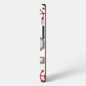 Coole Strangbaseball Nummer 2 iPhone Hülle (Linke Seite)