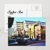 Coole Straße in Hillcrest Postkarte (Vorne/Hinten)