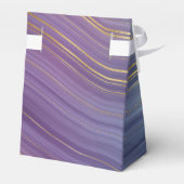 Coole Strata | Beautiful Blue Lila and Gold Agate Geschenkschachtel (Rückseite)