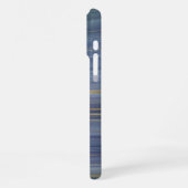 Coole Strata | Beautiful Blue Lila and Gold Agate iPhone Hülle (Linke Seite)