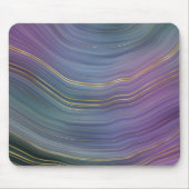 Coole Strata | Beautiful Blue Lila and Gold Agate Mousepad (Vorne)