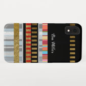 coole Streifen Case-Mate iPhone Hülle (Rückseite (Horizontal))