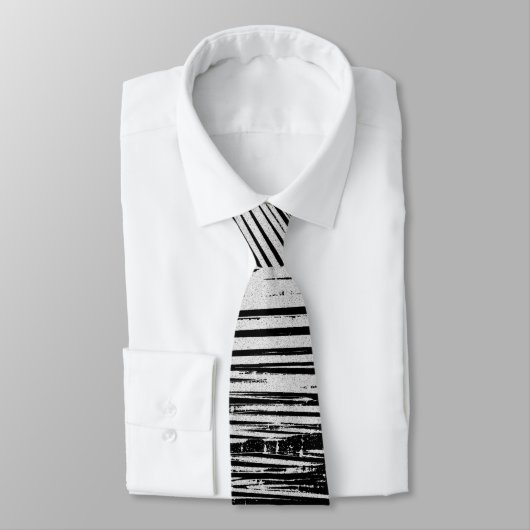 Coole Streifen Krawatte (Gebunden)