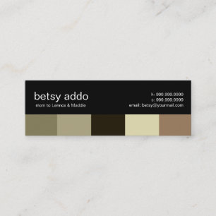 Coole Streifen-Mama-nennende Karten