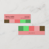 Coole Streifen-Mama-nennende Karten (Vorne/Hinten)