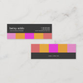 Coole Streifen-Mama-nennende Karten (Vorne/Hinten)