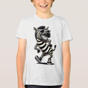Coole Streifen Tri-Blend Shirt