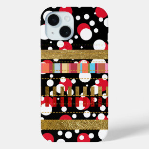 coole Streifen und Punkte Case-Mate iPhone Hülle