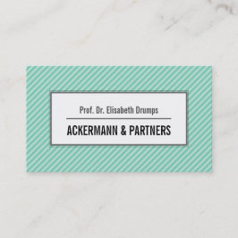 Coole Streifen Visitenkarte