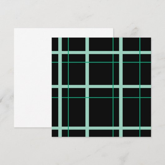 Coole Streifenkarte (Vorne/Hinten)