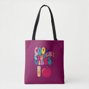 COOLE STUDENTENVIBES ZURÜCK ZUR SCHULE KINDER-TOTE TASCHE