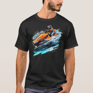 Coole Stunts mit Jet Ski für Wassersport T-Shirt
