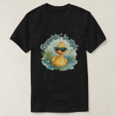 Coole Stylish Duck mit Sonnenbrille - Funny Cartoo T-Shirt (Design vorne)