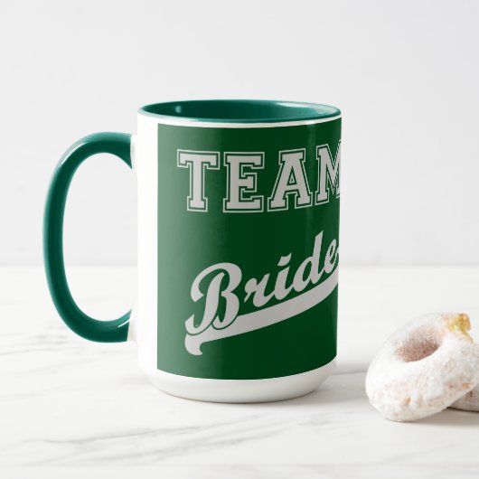 Coole Stylish Team Bride Tasse (Mit Donut)