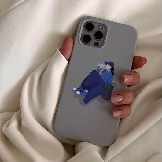 Coole Stylish Tomboy Girl Illustration Case-Mate iPhone Hülle