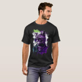 Coole subtile asexuelle Pride-Katz-Kunst Ace Pride T-Shirt (Vorne ganz)
