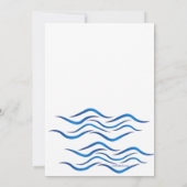 Coole Summer Pool-Party Einladung (Rückseite)