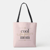 Coole Super Mama Moderne Elegantes Rosa Tasche (Rückseite)