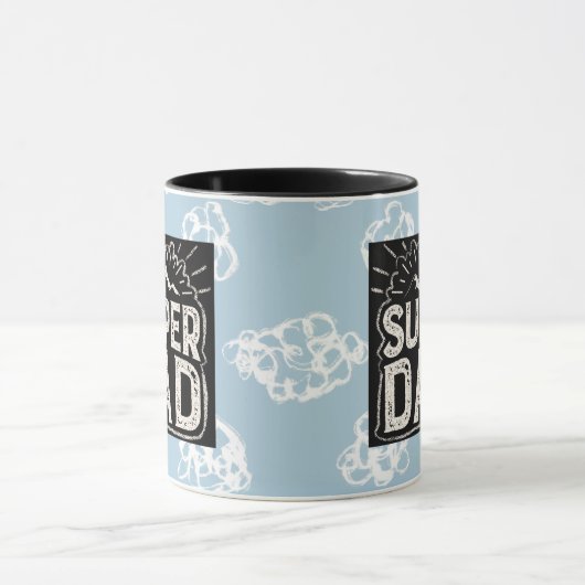 Coole Super Vater Kaffeepause Tasse (Zentrum)