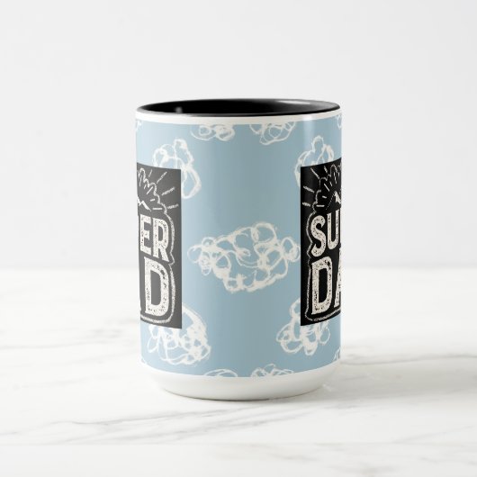 Coole Super Vater Kaffeepause Tasse (Zentrum)
