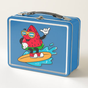 Coole Surf-Wassermelone Metall Brotdose
