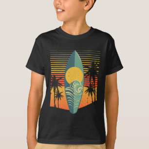 Coole Surfboard Für Männer Frauen Surfer Retro Sur T-Shirt