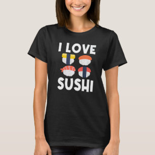Coole Sushi Für Männer Frauen Japanischer Sashimi  T-Shirt